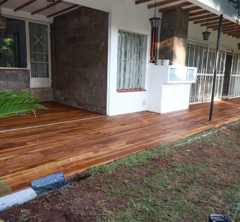 Teak home Decking
